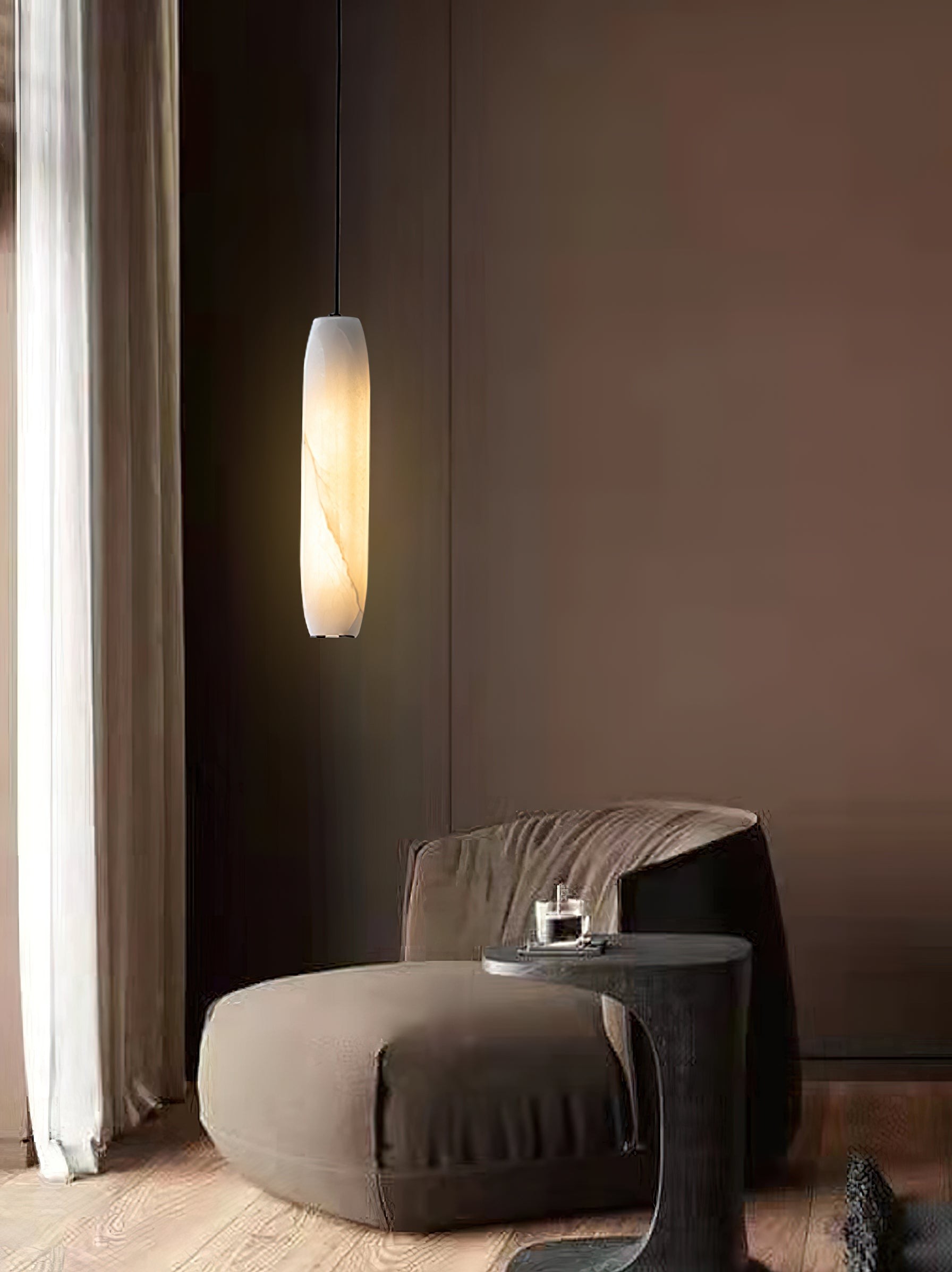 Alabaster Flute Hanglamp HL2989