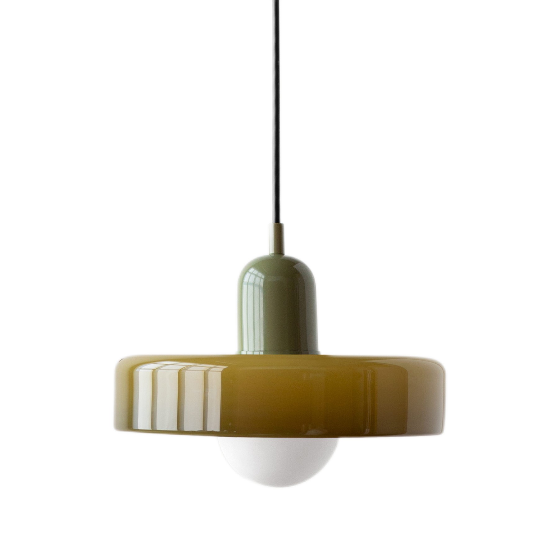 Kalo Disc Kleurrijke Hanglamp - Moderne Glazen Hanglamp voor de Eetkamer HL2447
