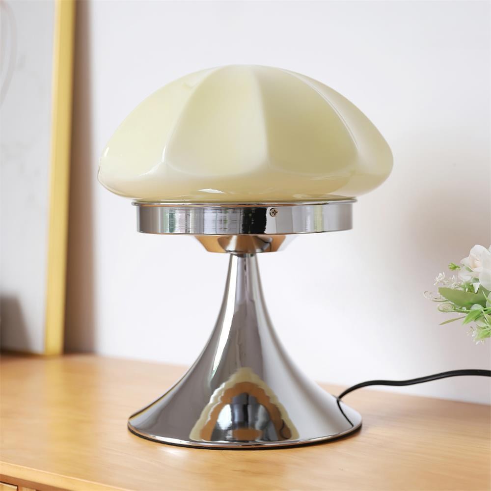 Bauhaus Glazen Tafellamp Voor Slaapkamer HL468