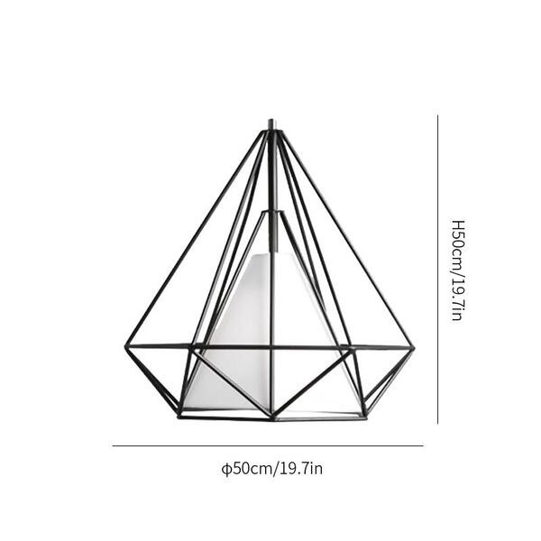Diamond cage hanglamp