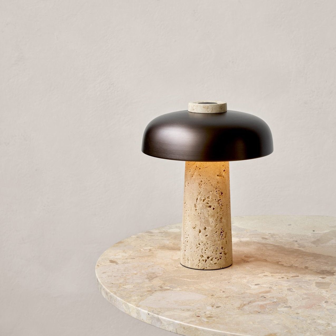 Metalen Paddestoel Natuurlijke Textuur Tafellamp HL900