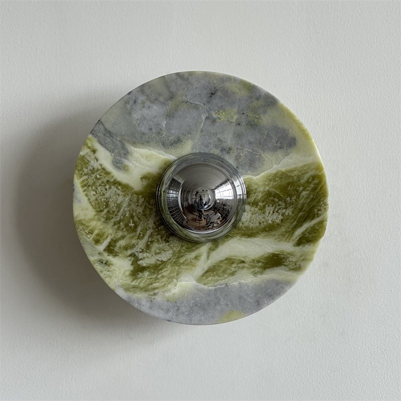 Groene Calacatta marmeren wandlamp HL3185