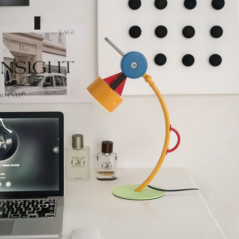 Creatieve kleurrijke geometrische tafellamp voor kinderkamer HL131
