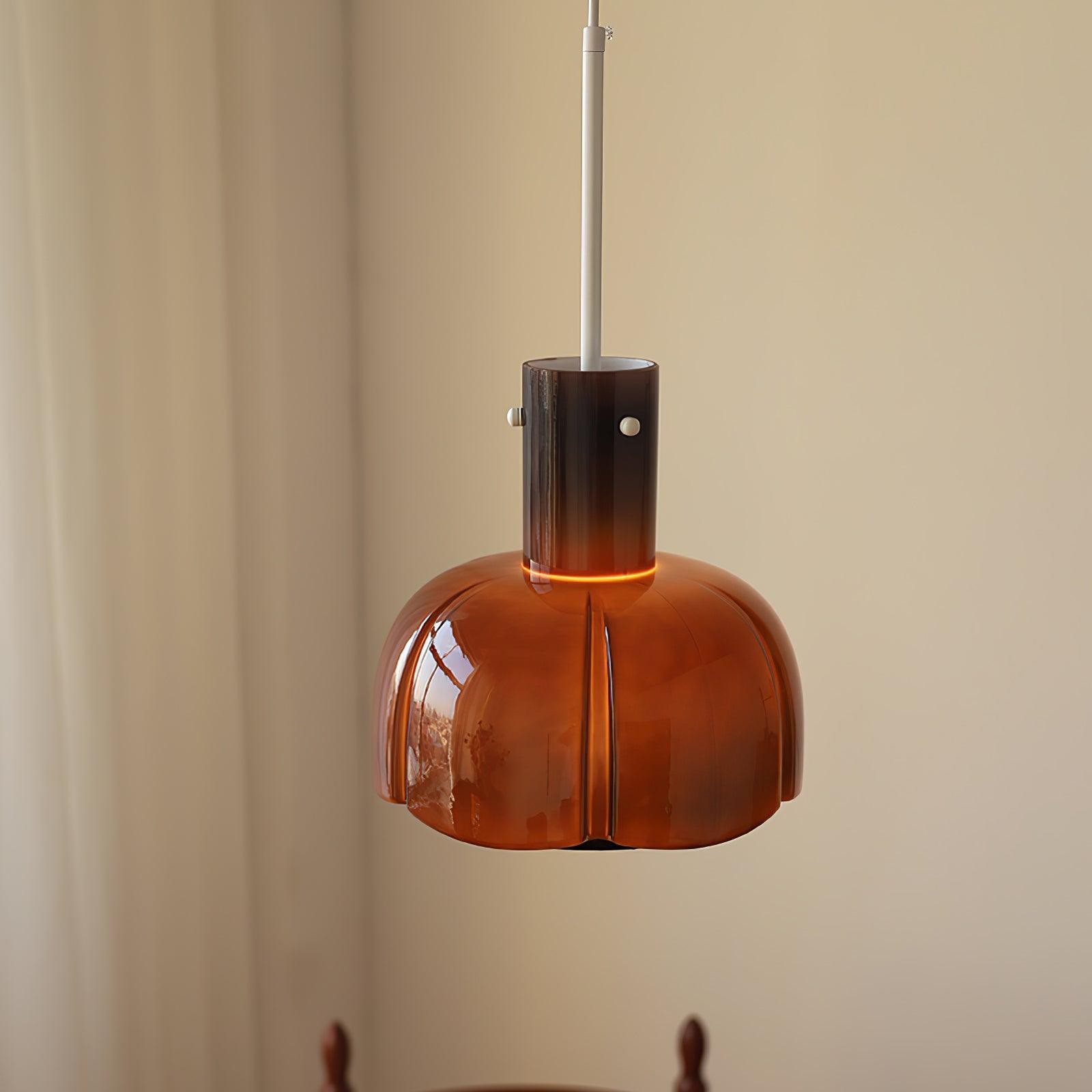 Middeleeuwse stijl glazen knop hanglamp HL619