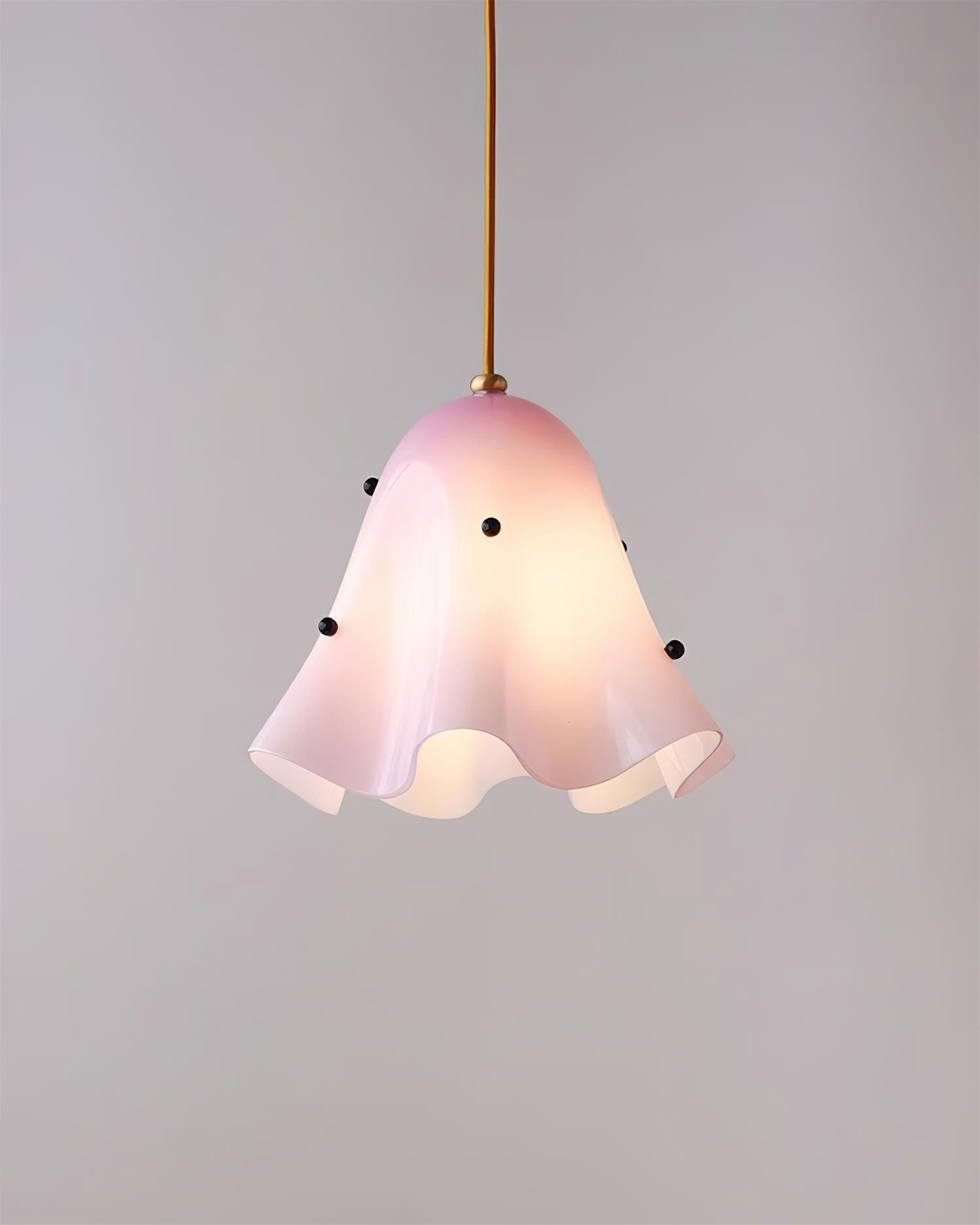 Bellina Artistieke Glazen Hanglamp - Moderne Bloei Geïnspireerde Hangende Plafondlamp HL1641