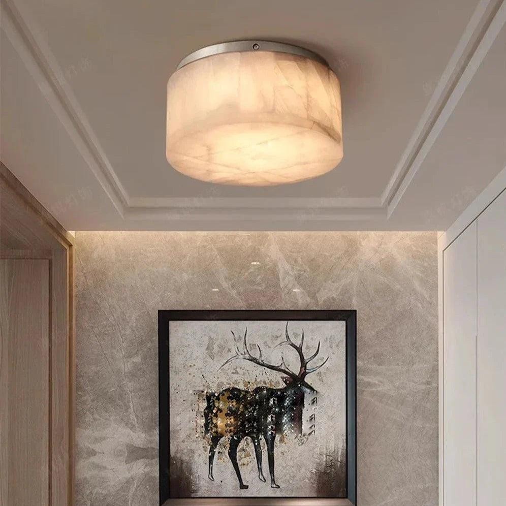 Rivage Alabaster Minimalistische Plafondlamp HL3501