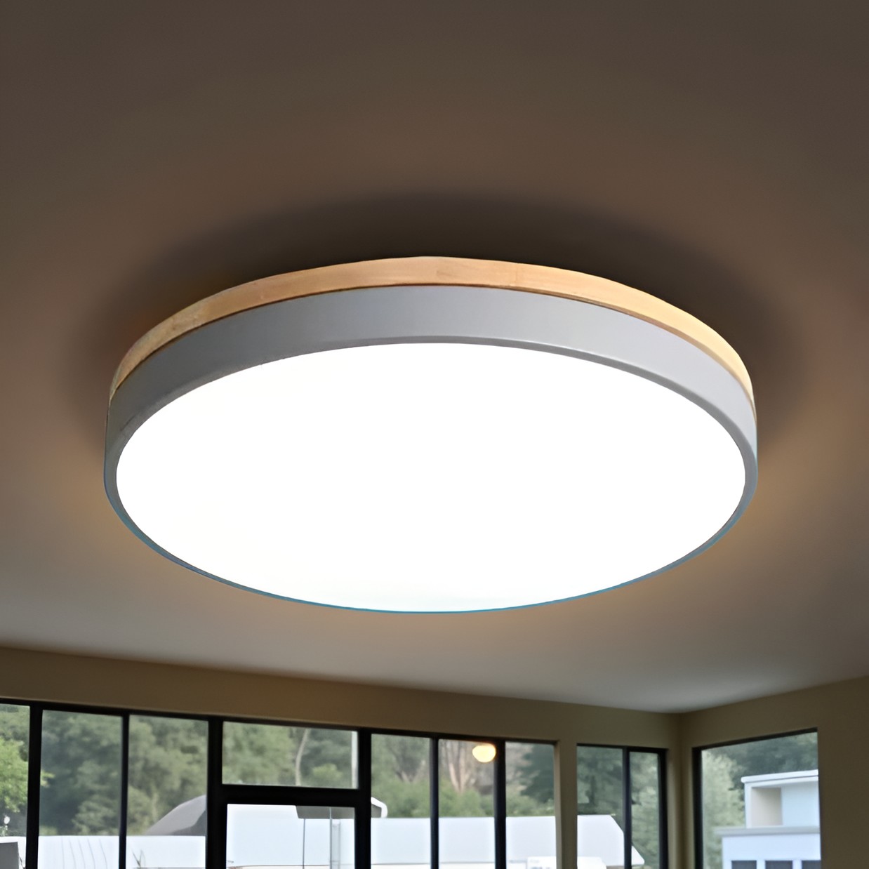 Nordic LED ronde plafondlamp van acryl, minimalistisch design HL1289
