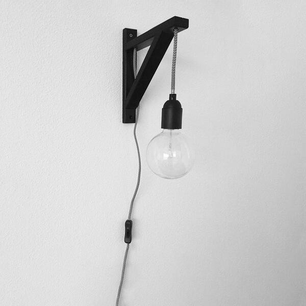 Minimalistische Houten Kooi Wandlamp HL56