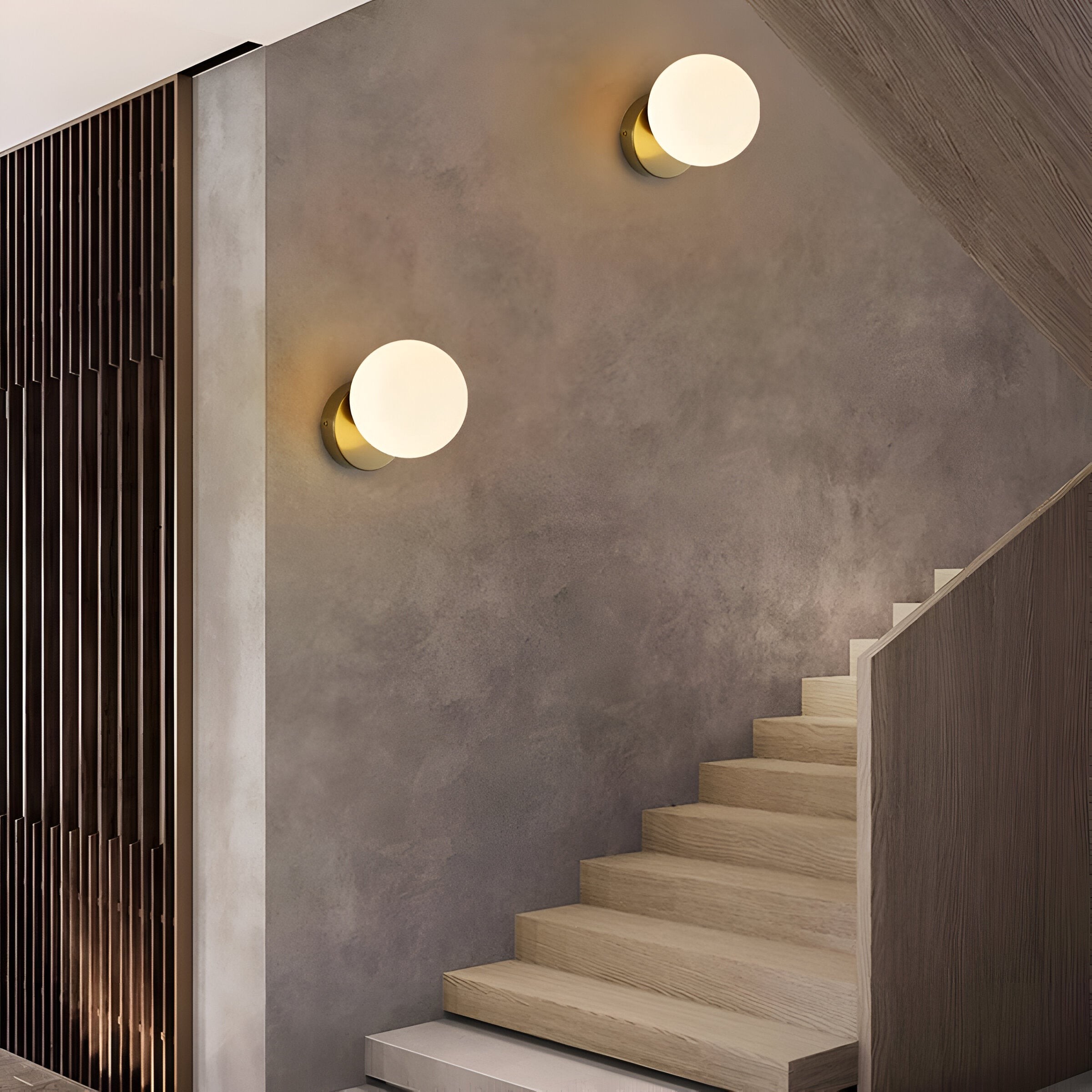 Arianne Nordic wandlamp met glazen kap HL3514