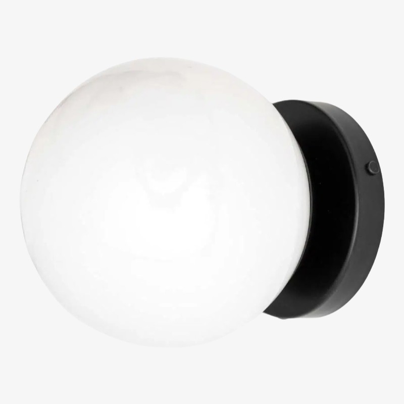 Glorica glazen bol wandlamp - veelkleurige moderne minimalistische lamp HL1721