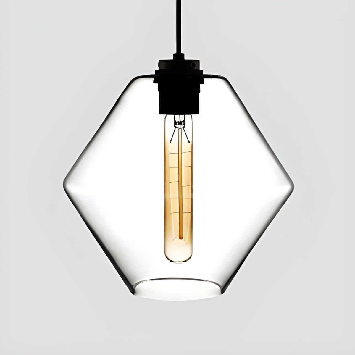 Hanglamp in de Crystalline-serie - Geblazen Glas Veelkleurige Glazen Hanglamp HL1056