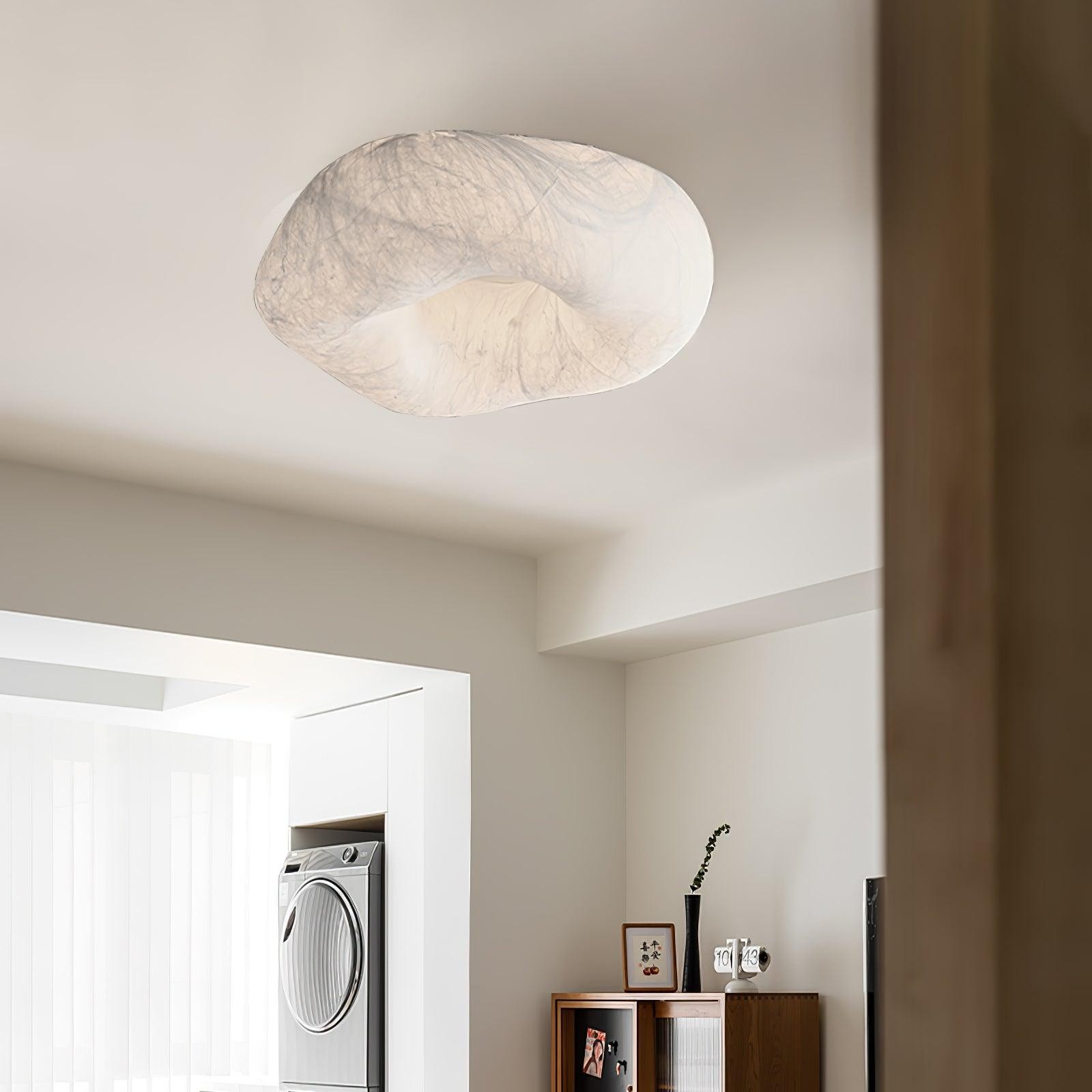Moderne eenvoudige zijden LED-plafondlamp voor de woonkamer HL920