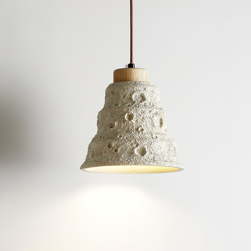 Japanse Wabi Sabi cementen belvormige hanglamp HL939