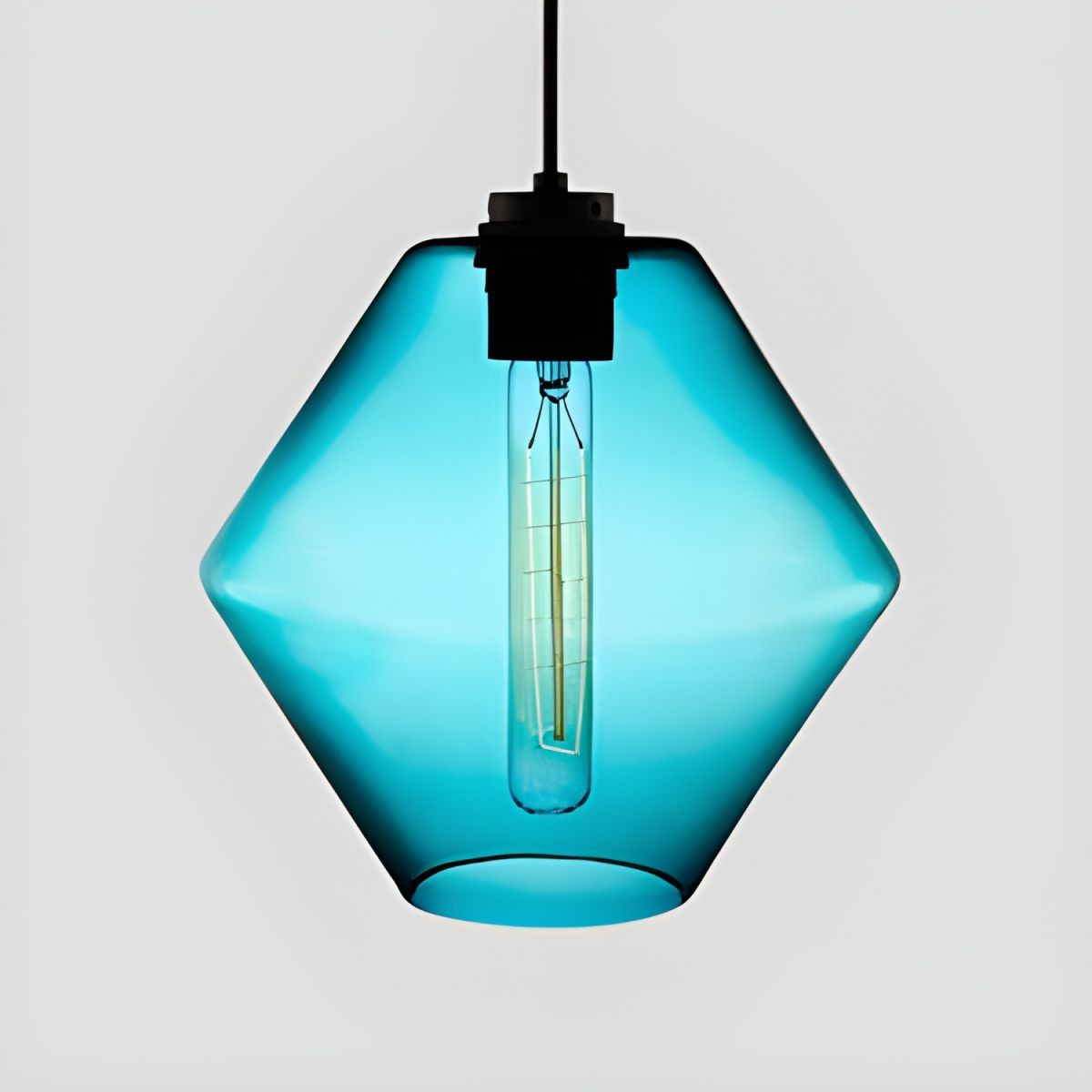 Hanglamp in de Crystalline-serie - Geblazen Glas Veelkleurige Glazen Hanglamp HL1056