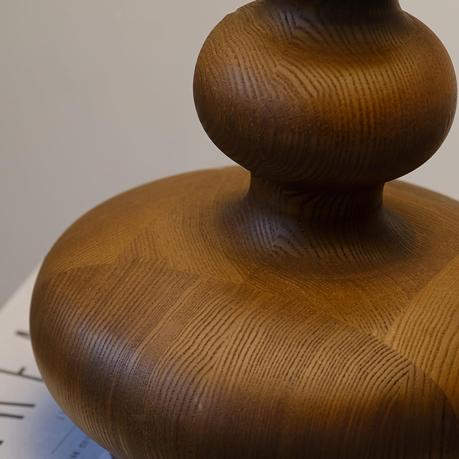 Nordic Retro Massief Houten Tafellamp HL472