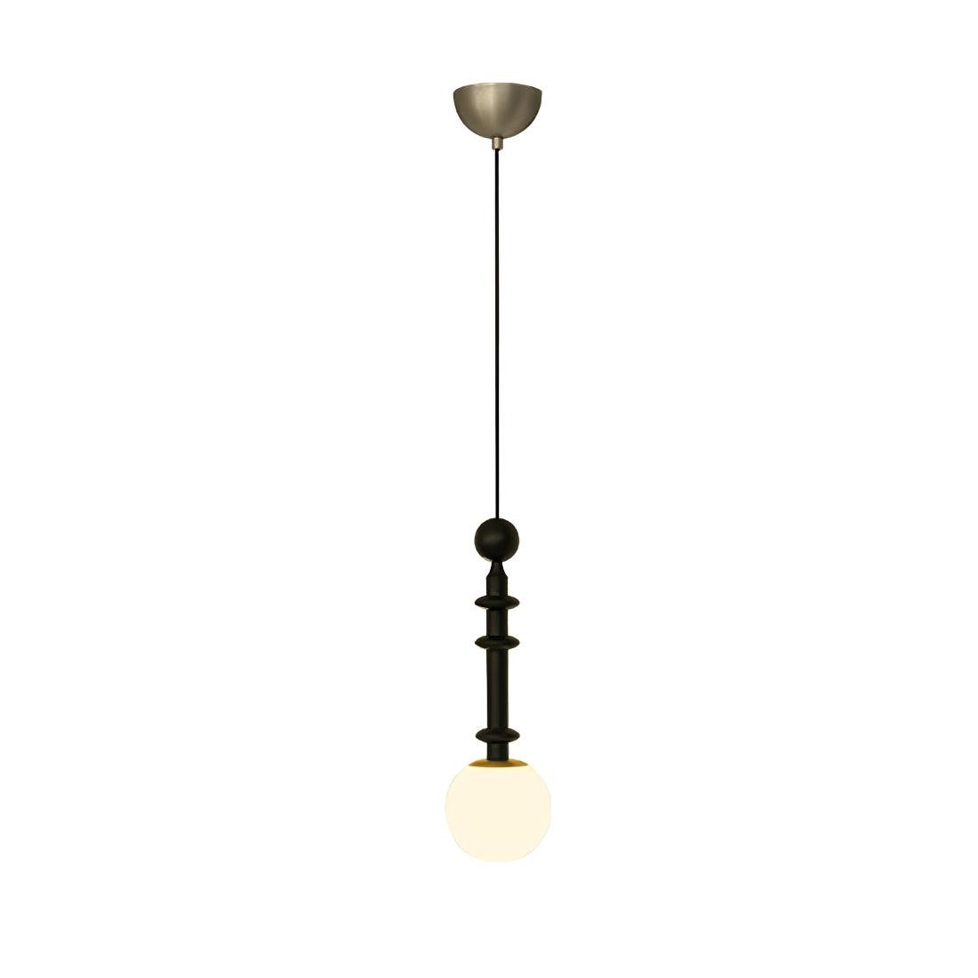 Eetkamer Houten Romeinse Kolom Hanglamp HL60