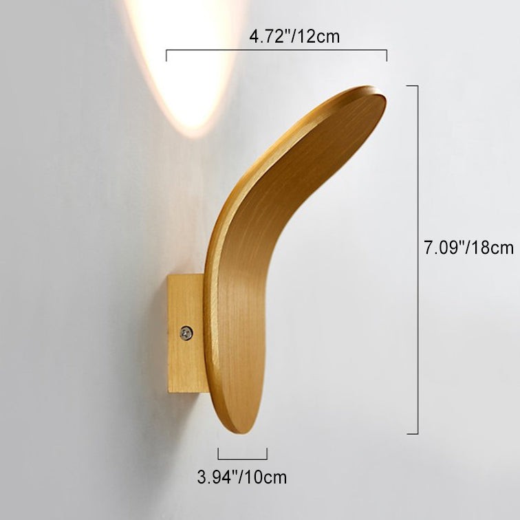 Moderne Scandinavische aluminium boog LED wandlamp HL480