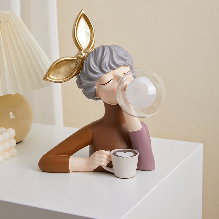 Creatieve Cartoon Bubble Girl tafellamp HL223