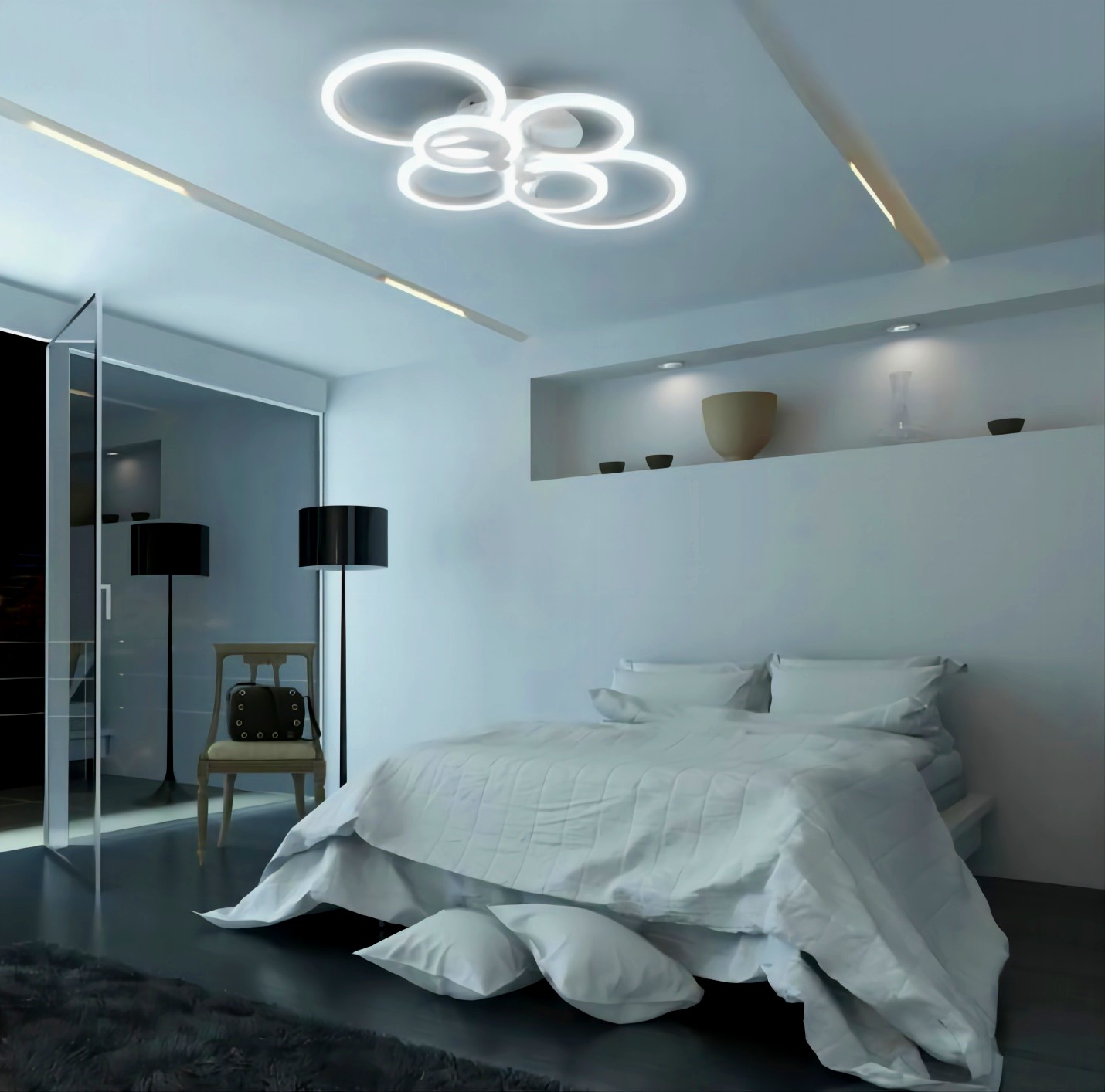 Dimbare Acryl Plafondlamp