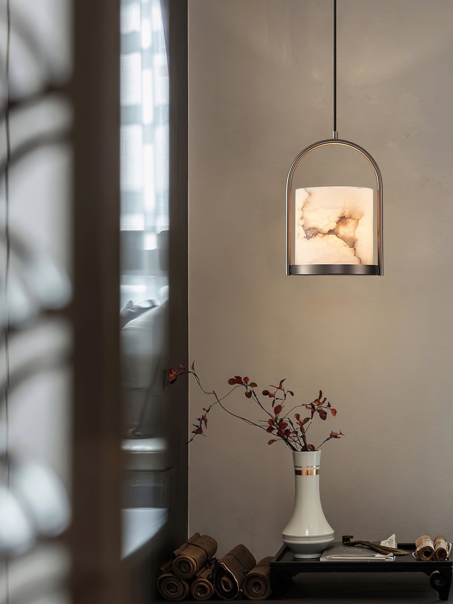 Cortland Alabaster hanglamp HL2987