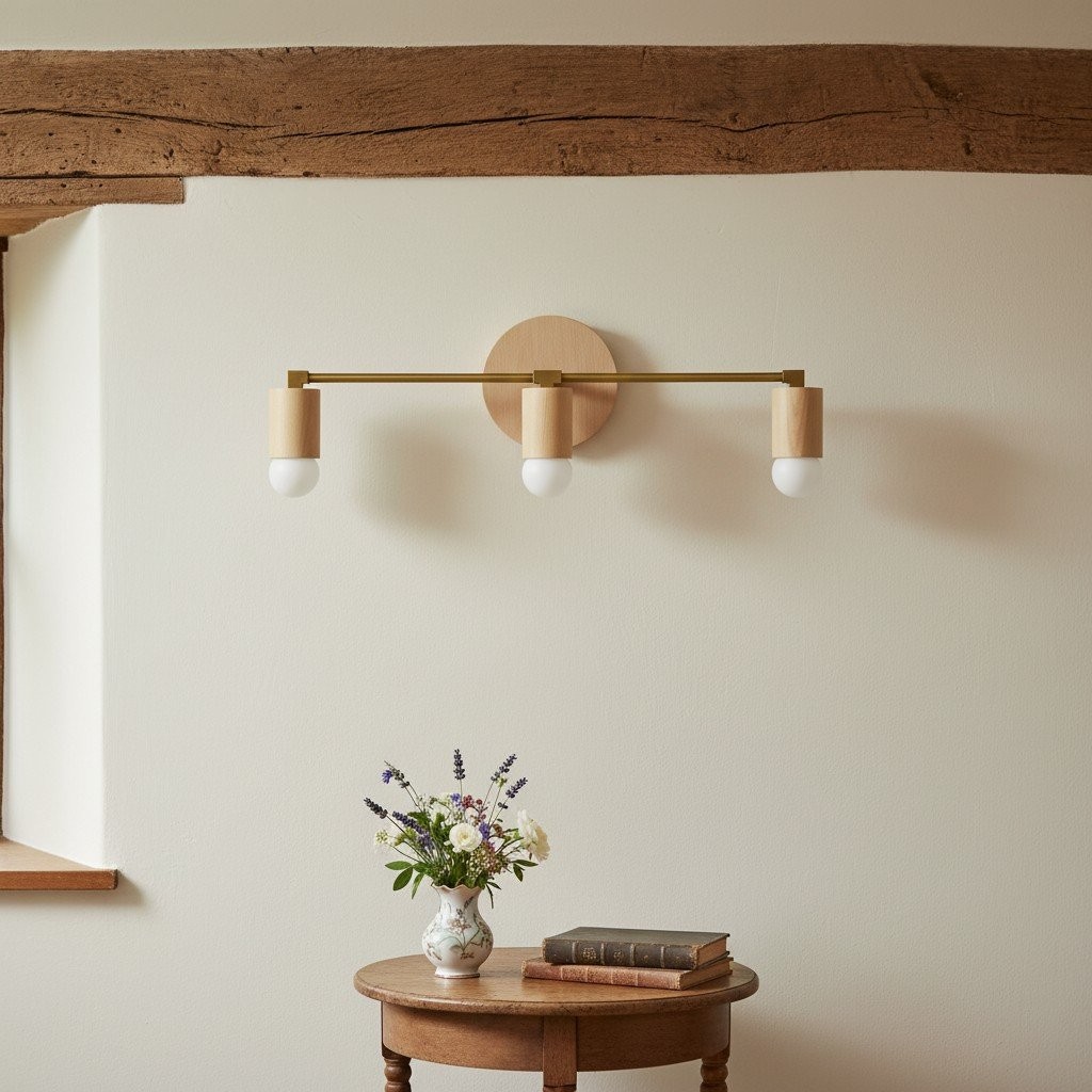 Mobilux Line Houten en Meubelverlichting - Boheemse Badkamerverlichtingsarmatuur HL1736
