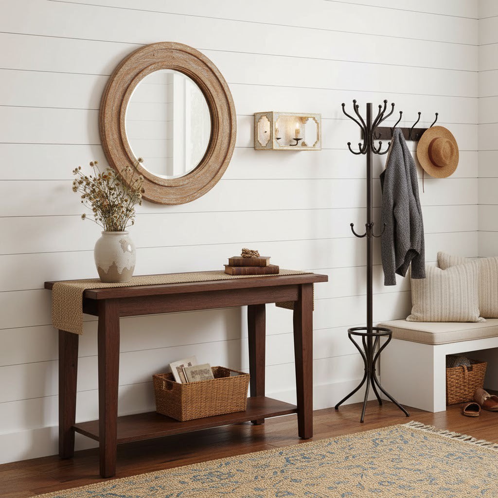Boho rustieke kubusvormige wandlamp HL3183