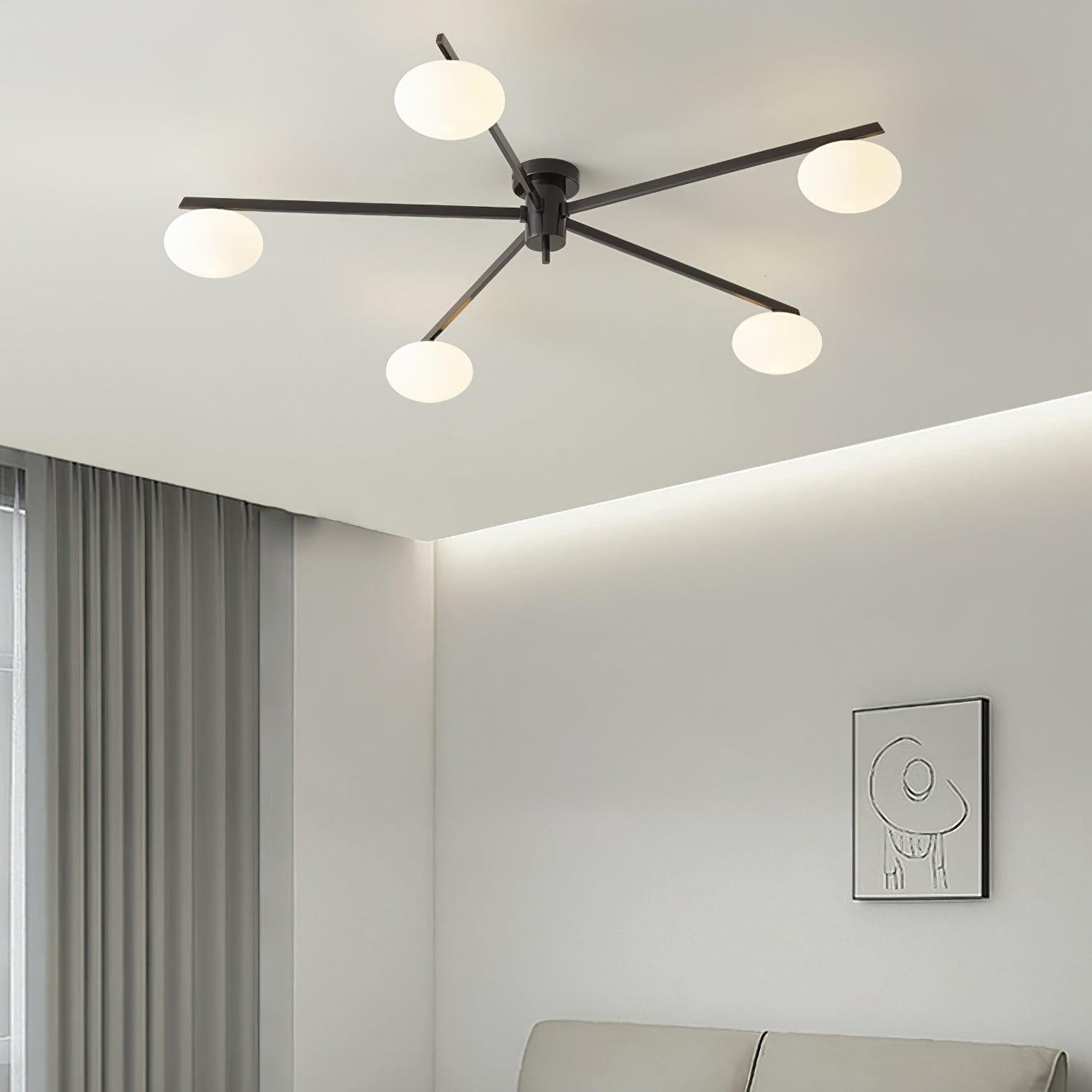 Lambda Minimalistische Nordic Glazen Plafondlamp HL1216