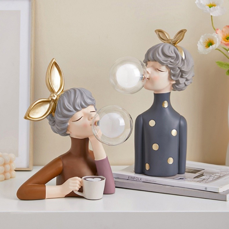 Creatieve Cartoon Bubble Girl tafellamp HL223