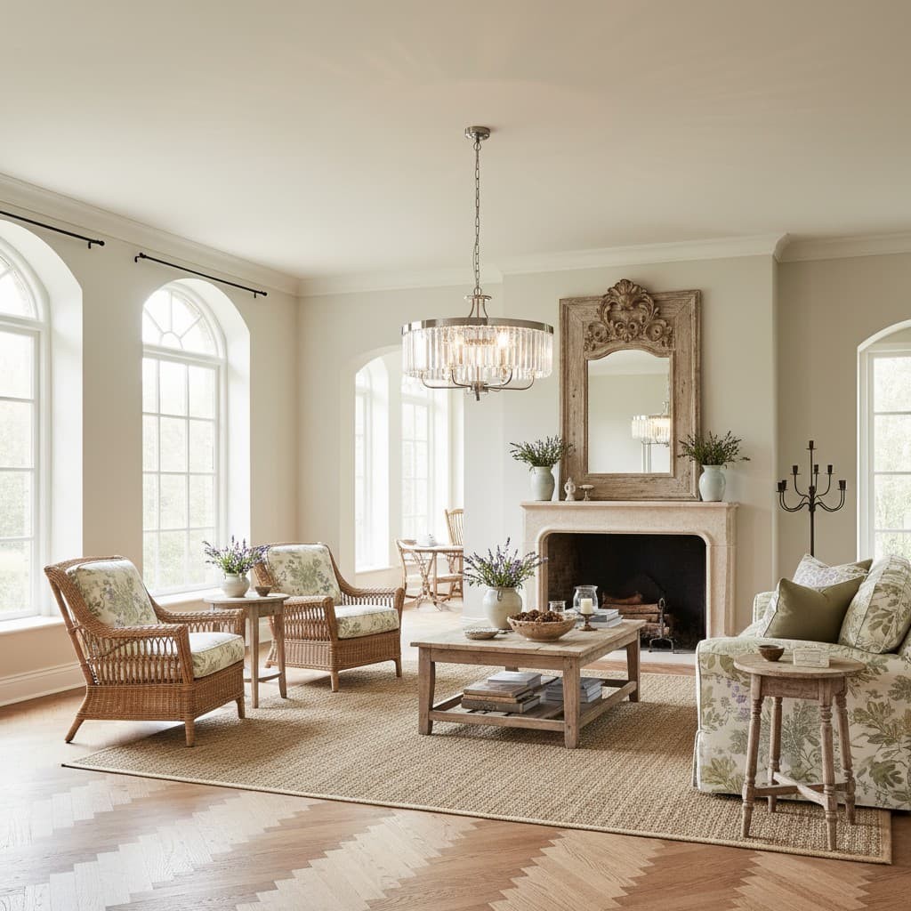 Beveline ronde hanglamp met 6 lichtpunten - geslepen glazen kappen, elegant metalen frame voor eetkamer, keukeneiland HL2066