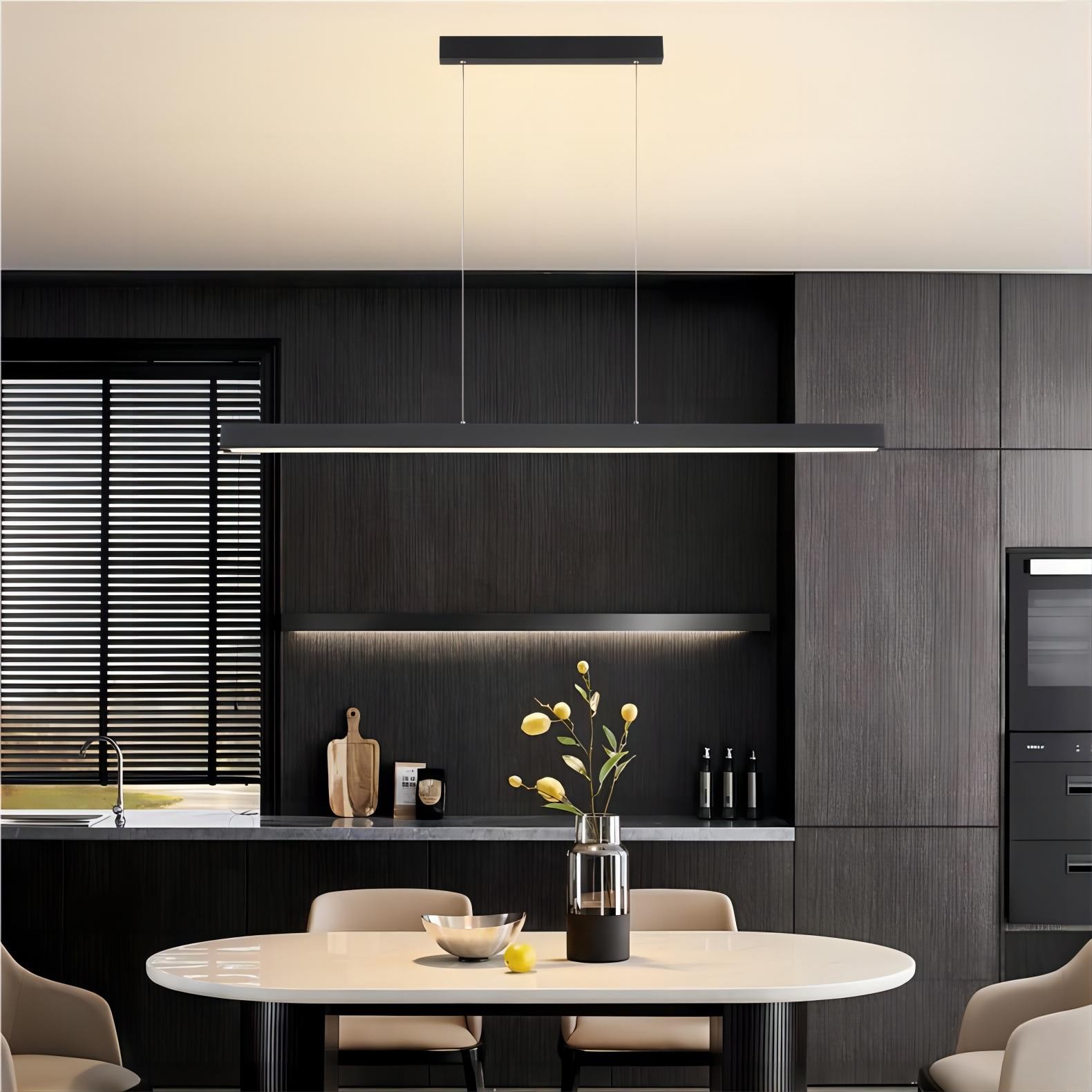 Industriële Metalen LED Horizontale Lineaire Kroonluchter HL99