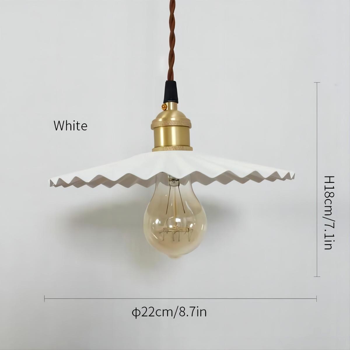 Koperen paraplu hanglamp