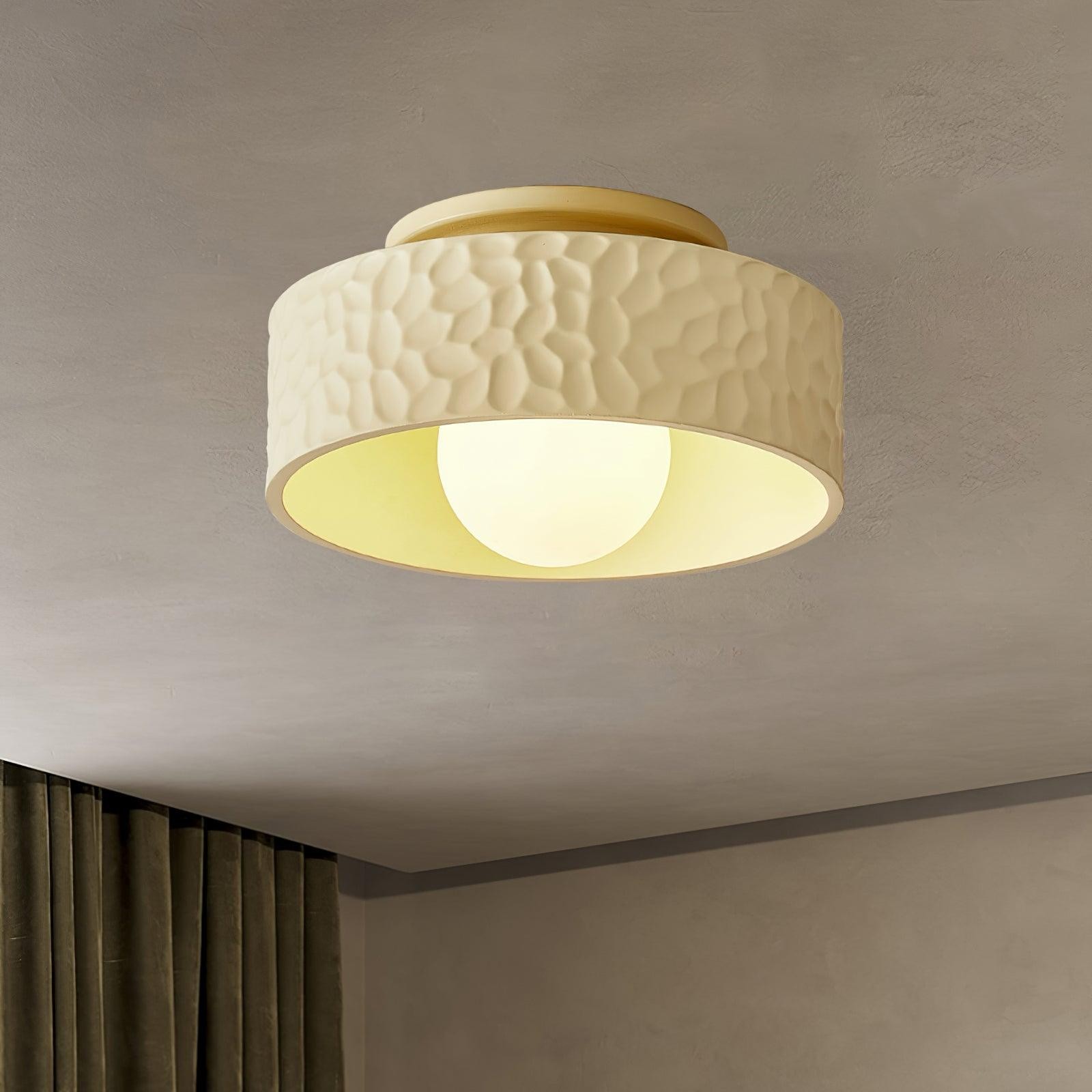 Crèmekleurige creatieve hal plafondlamp HL397
