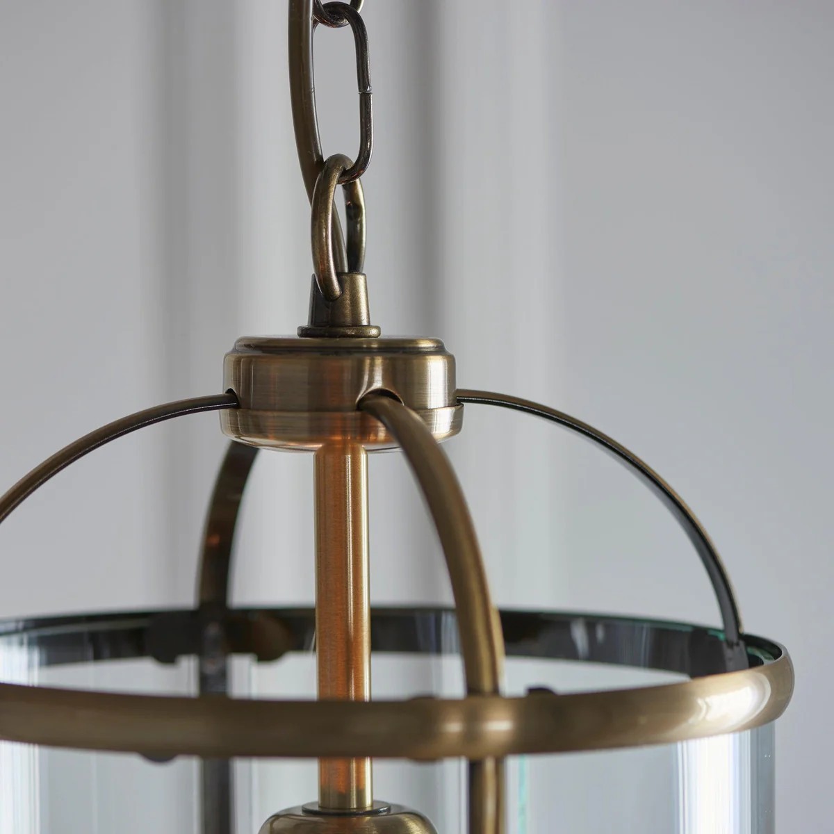 Luxvana klokvormige glazen hanglamp - Industriële metalen lantaarnvormige armatuur voor de keuken HL2060