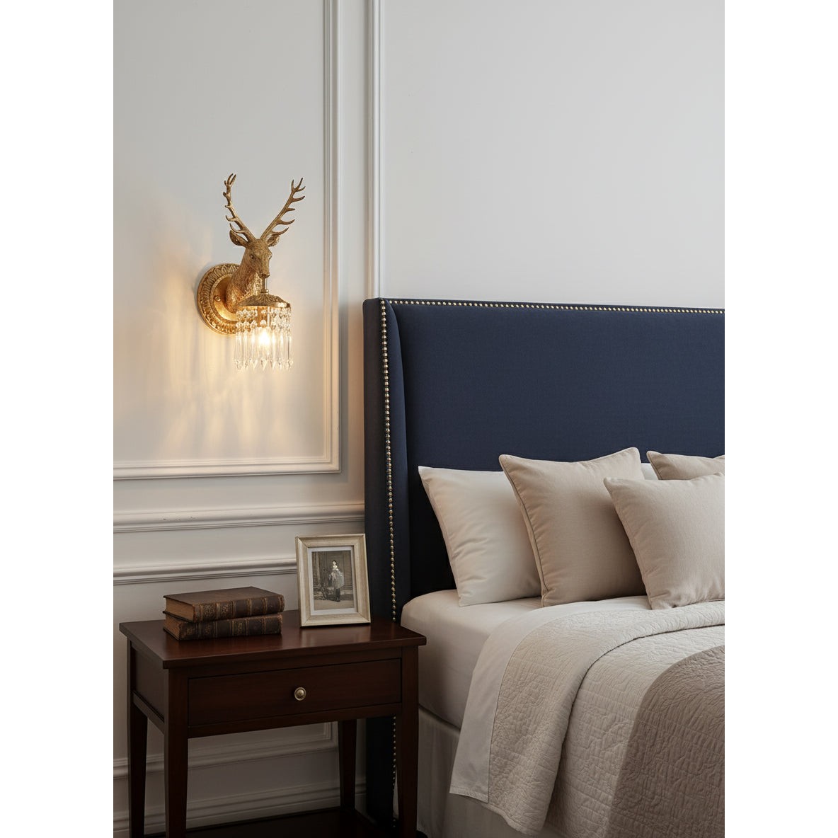 Wandlamp met geweikristal HL3293