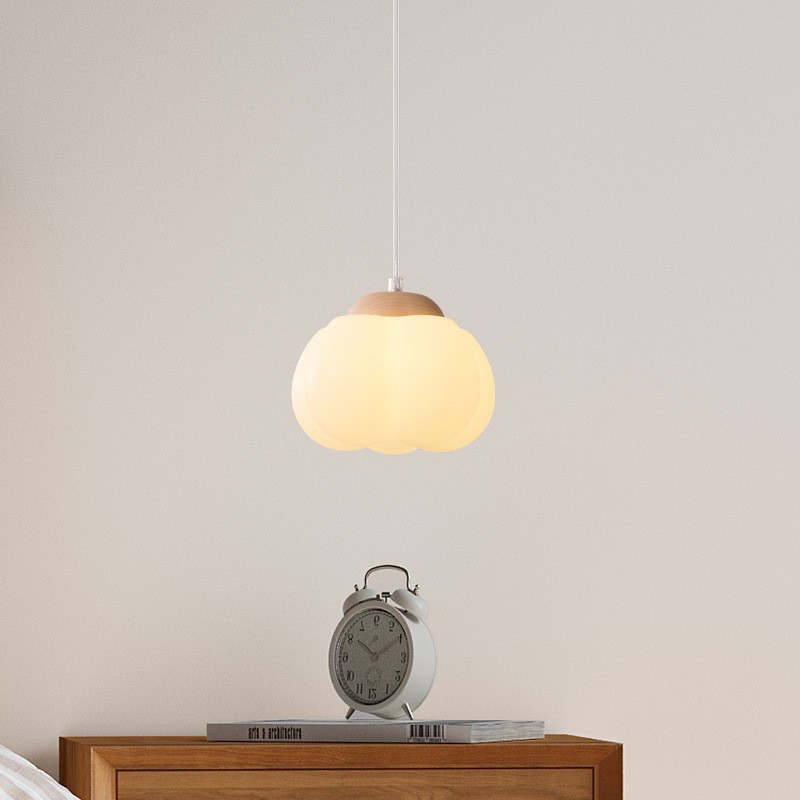 Minimalistische Art Deco houten hars hanglamp HL127