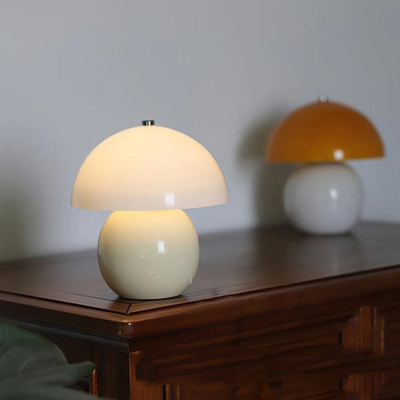 Retro Paddenstoel Keramische Tafellamp HL287