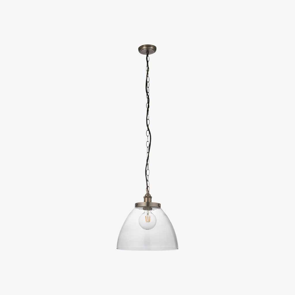 Novera Art Deco Dome hanglamp met in hoogte verstelbare glazen kap - Woonkamer HL2207