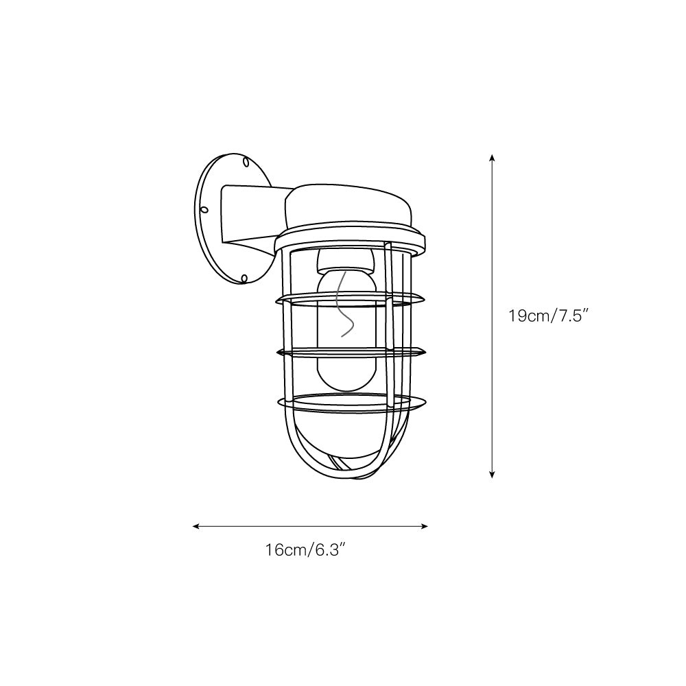 Lucid Dudley wandlamp HL3045