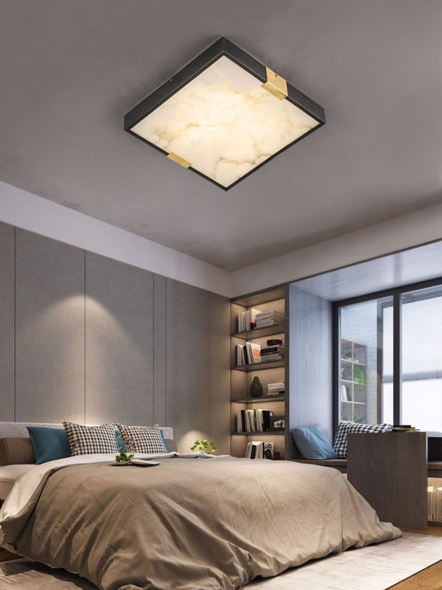 Lucien Alabaster Plafondlamp HL2985