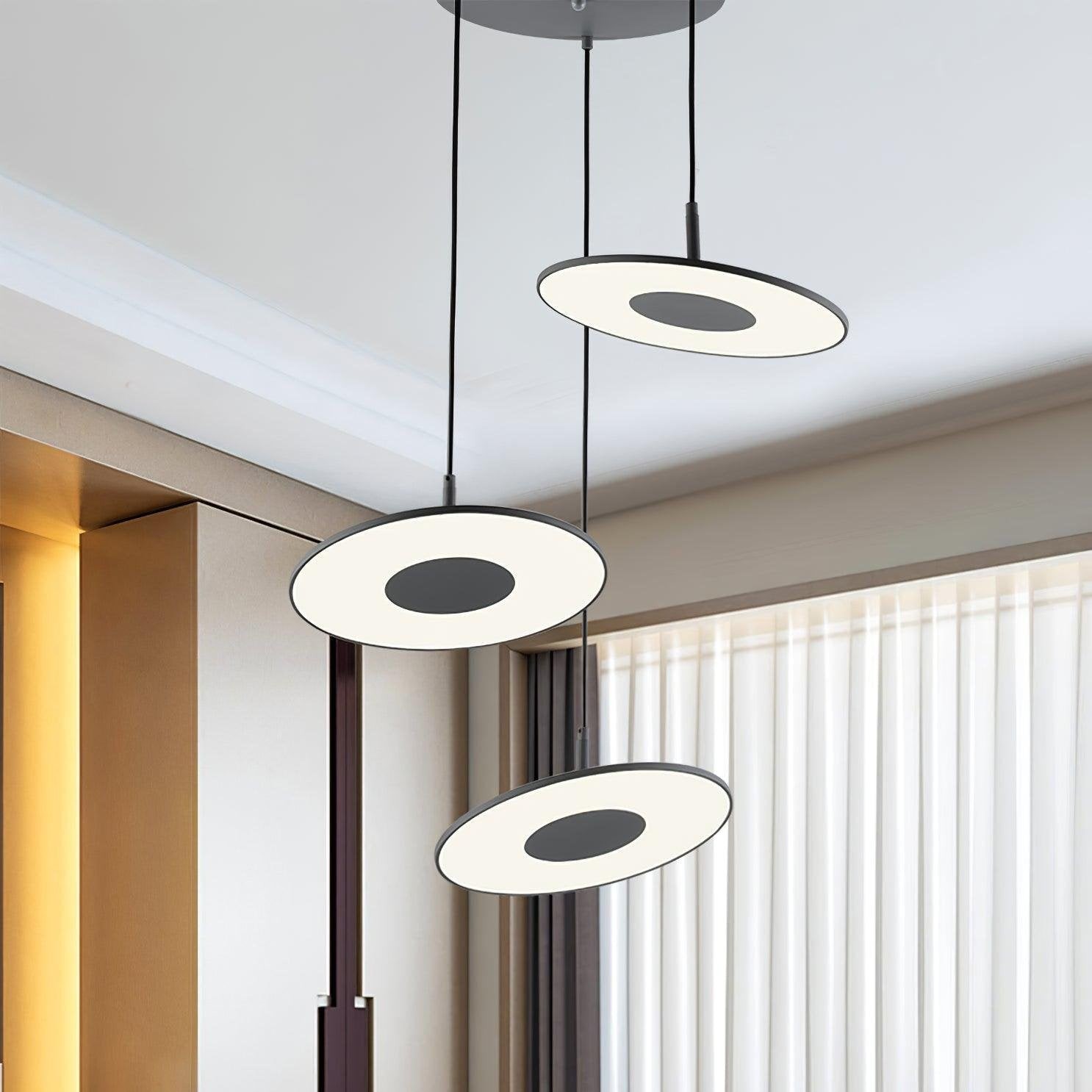 Ronde schijf hanglamp HL492