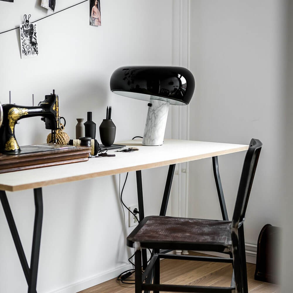 Slantia Marmeren Tafellamp Vintage