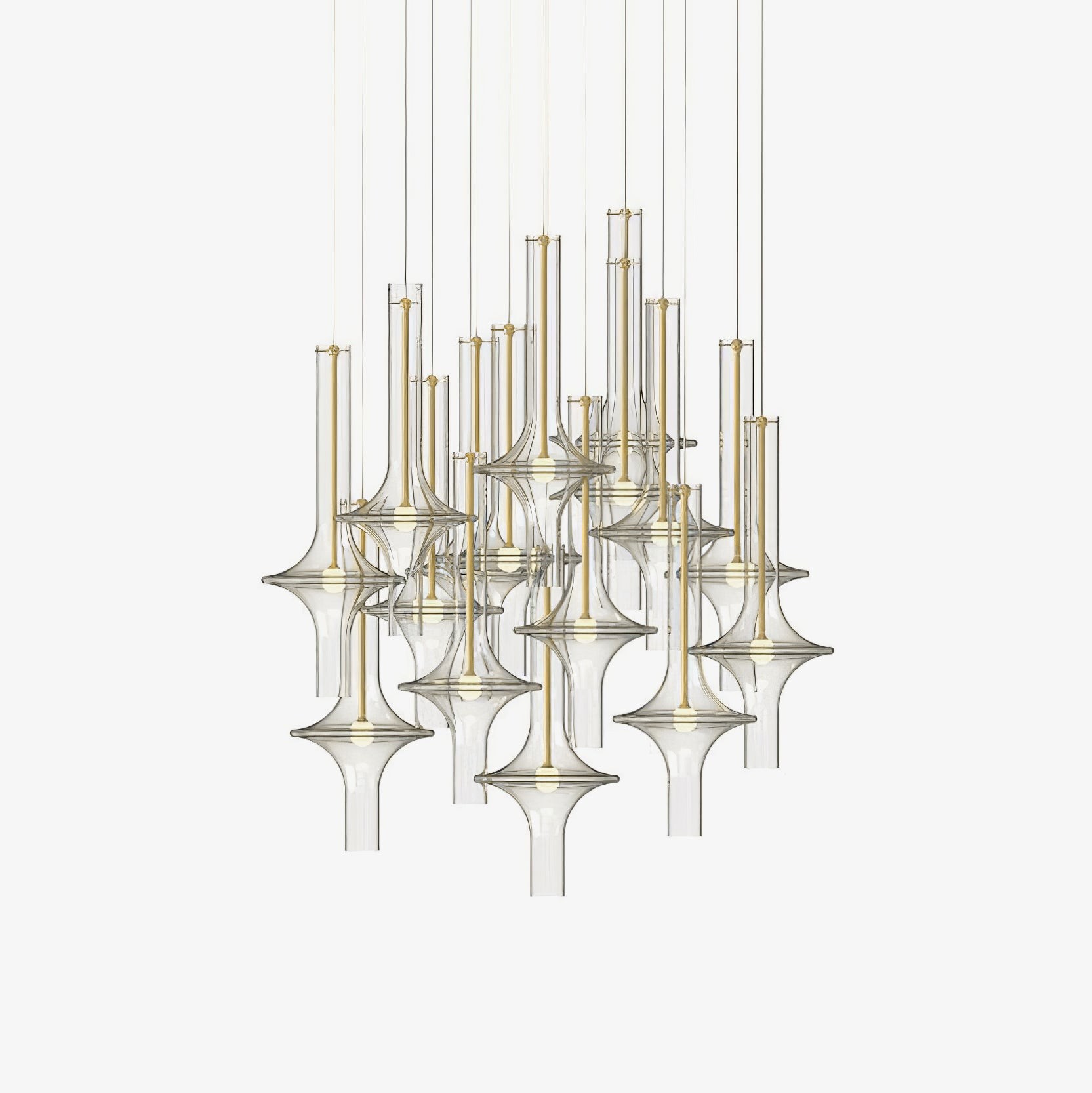 Moderne creatieve glazen buis hanglamp HL827