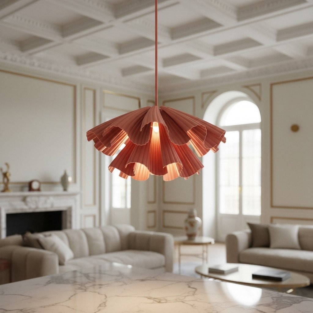 Elora kunststof hanglamp - Lichtgewicht modern design voor slaapkamers of woonkamers HL1990
