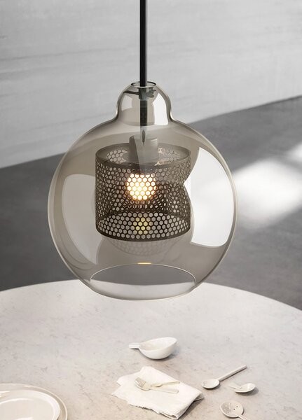 Vintage Glazen Hanglamp Industriele Woonkamer HL41