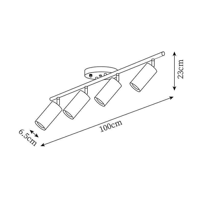 Mode Houten Moderne Railverlichting HL890