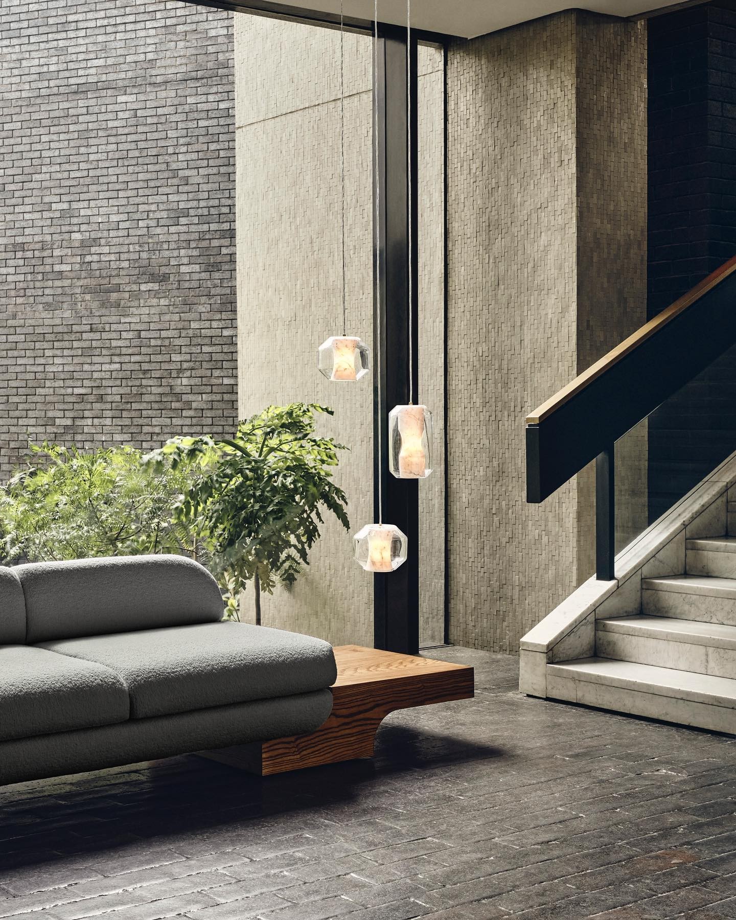 Hanglamp van albastglas HL2997