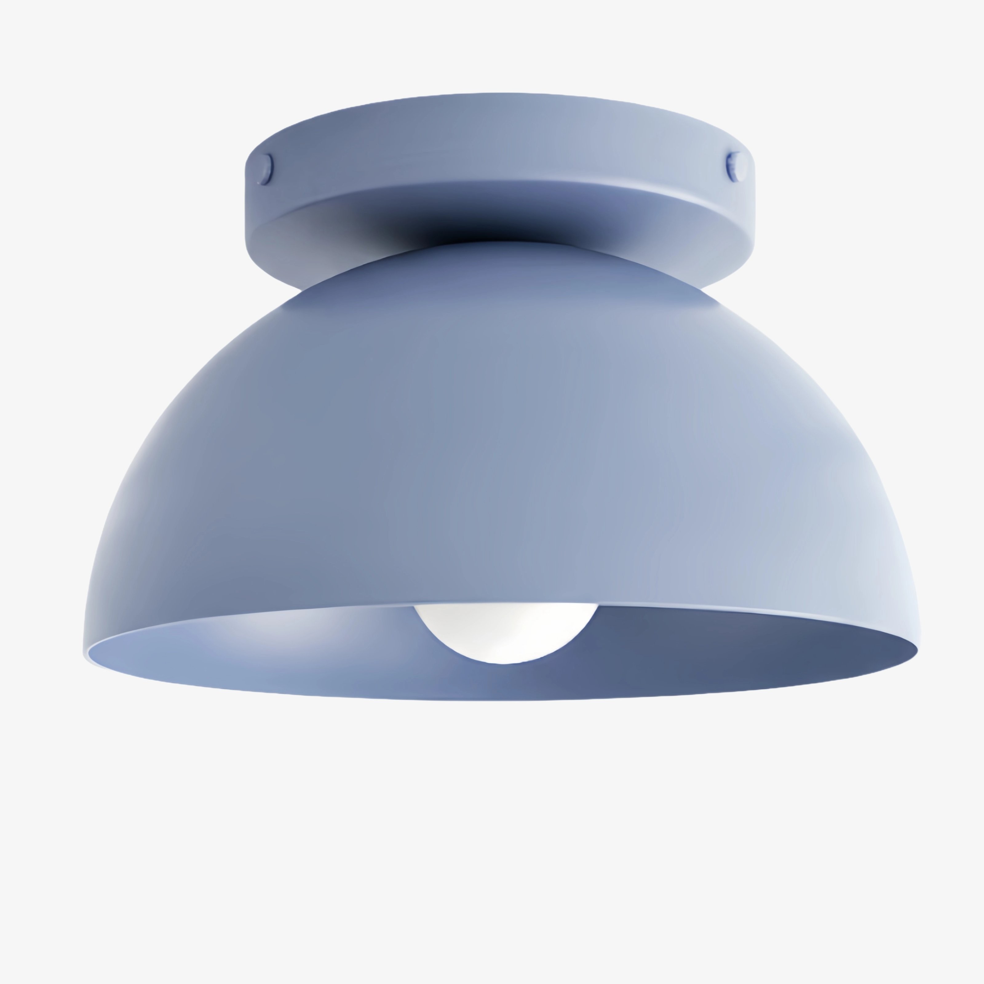 Metio Dome Shade Plafondlamp - Moderne Gekleurde Metalen Lamp voor Woonkamer en Slaapkamer HL1733