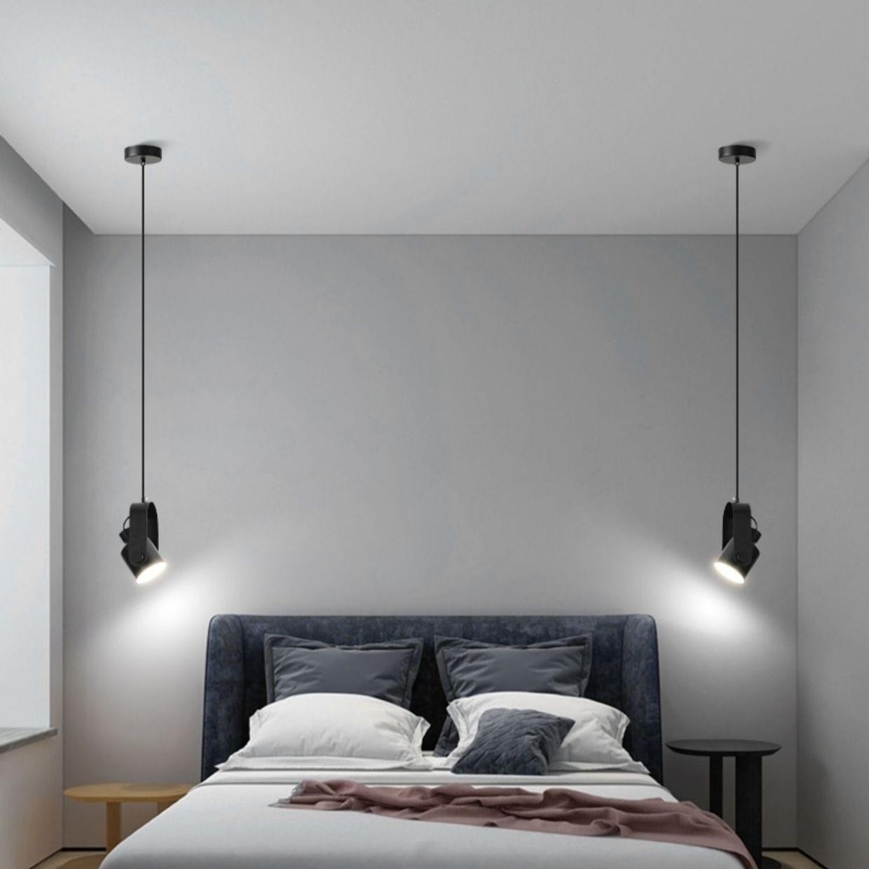 Verstelbare metalen kunst draaibare spot hanglamp HL125