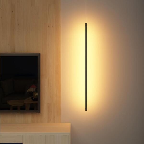 Modern Industriële LED Hanglamp Zwarte voor Eettafel Slaapkamer