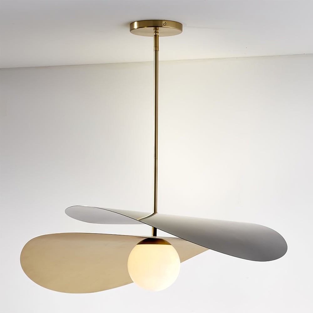 Nordic Simple Dubbellaags Bolvormige Glazen Kroonluchter HL655
